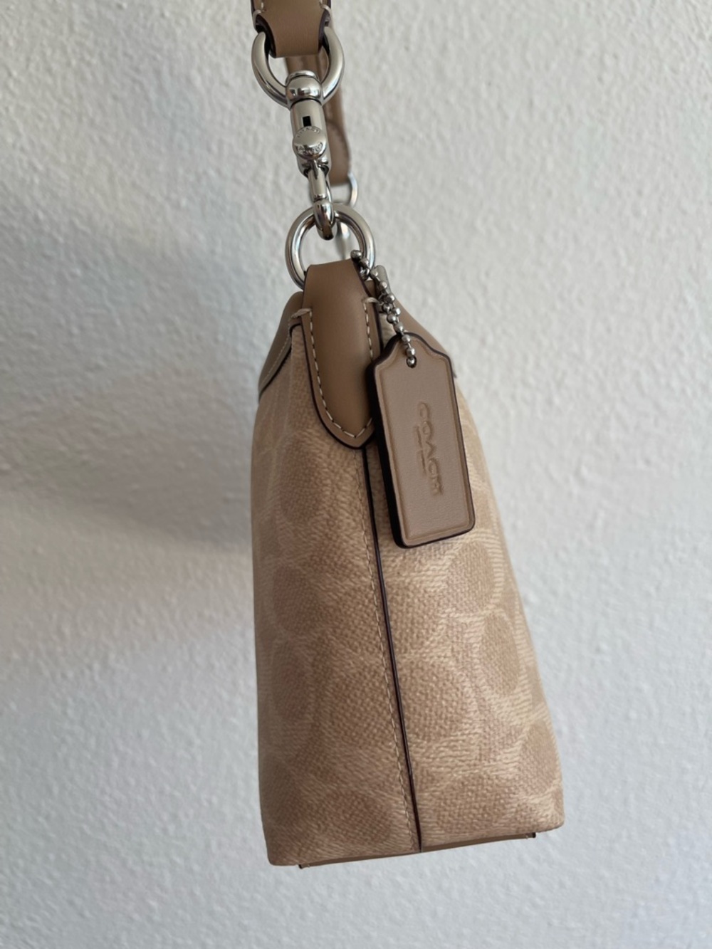 Coach Small Laurel Sig Canvas and silver - Picture 3 of 13